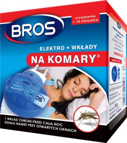 Elektro 10 wkładów na komary BROS