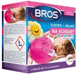 Elektro 10 wkładów na komary dla dzieci BROS