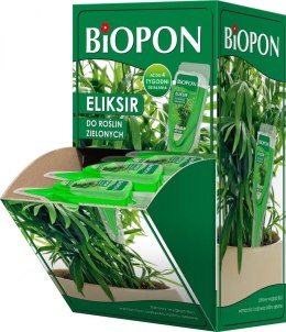 Eliksir rośliny zielone 35ml nawóz Biopon opakowanie 36szt