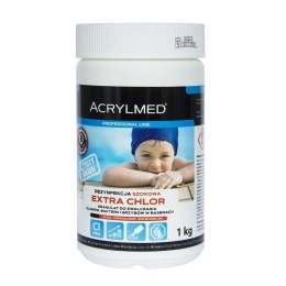 Granulat do szybkiej dezynfekcji wody Extra Chlor 1kg ACRYLMED