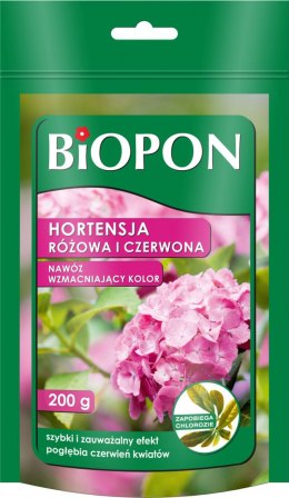 Nawóz do hortensji różowej i czerwonej 200g BIOPON