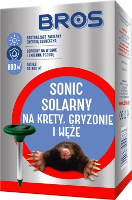 Odstraszacz SONIC solarny na krety, gryzonie i węże BROS