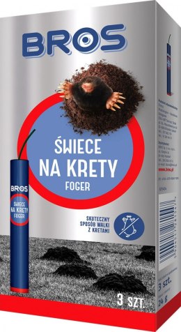 Świece na krety 3szt. BROS