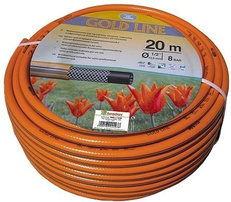 Wąż ogrodowy GOLD LINE 1/2" 20m BRADAS