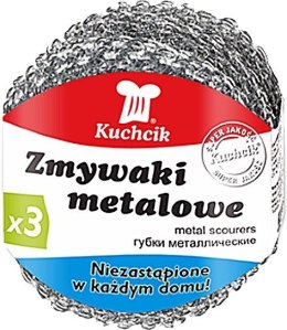 Zmywaki kuchenne metalowe 3szt Kuchcik