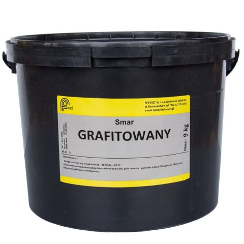 Smar - grafitowany Wiadro 9 kg Fazi