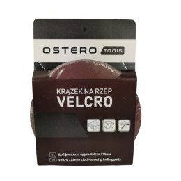 Krążek ścierny na rzep fi 125 g.100 10szt OSTERO