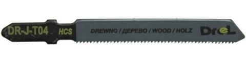 Brzeszczoty z chwytem typu "T" 1,2 x 76 mm DREWNO 2 szt.