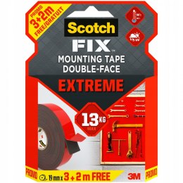 Scotch® Taśma montażowa dwustronna extremalna zewnętrzna 19mm x 3m 2m