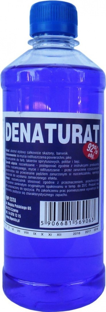 Denaturat niebieski 92% 0.5L