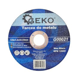 Tarcza do cięcia metalu 125x1,2mm/25szt. CONDOR